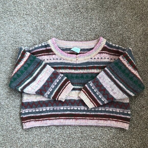Benetton Shrunken Wool Sweater - Picture 3 of 5
